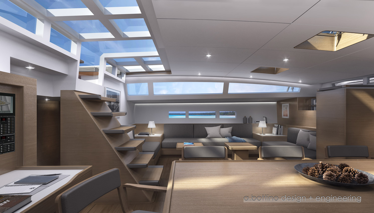 100′ interior – a.bottino design+engineering